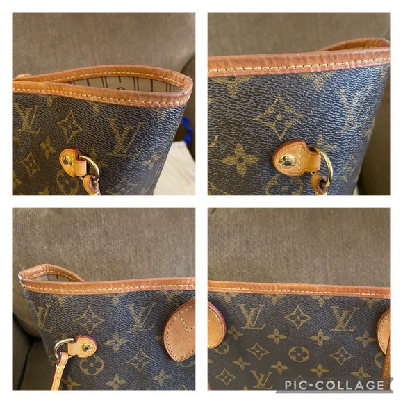 Authentic Monogram Louis Vuitton Neverfull MM with box and dust bag - Picture 5 of 9